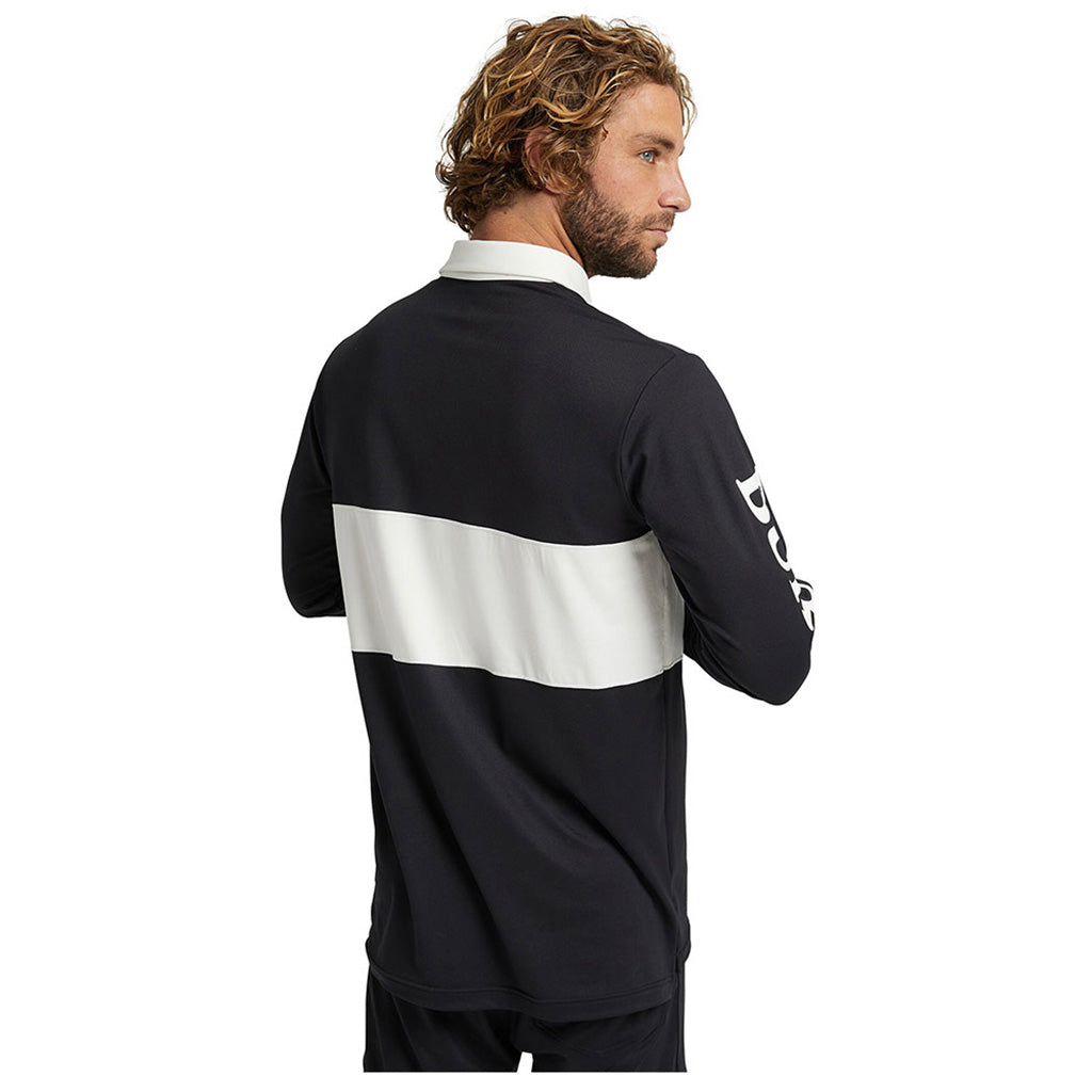 Midweight Rugby Shirt - True Black / StWh
