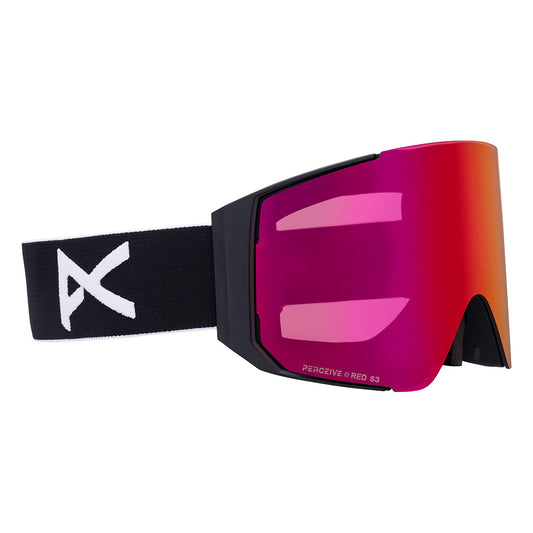 Sync Goggles + Bonus Lens + MFI® Face Mask - Black/Perceive Sunny Red