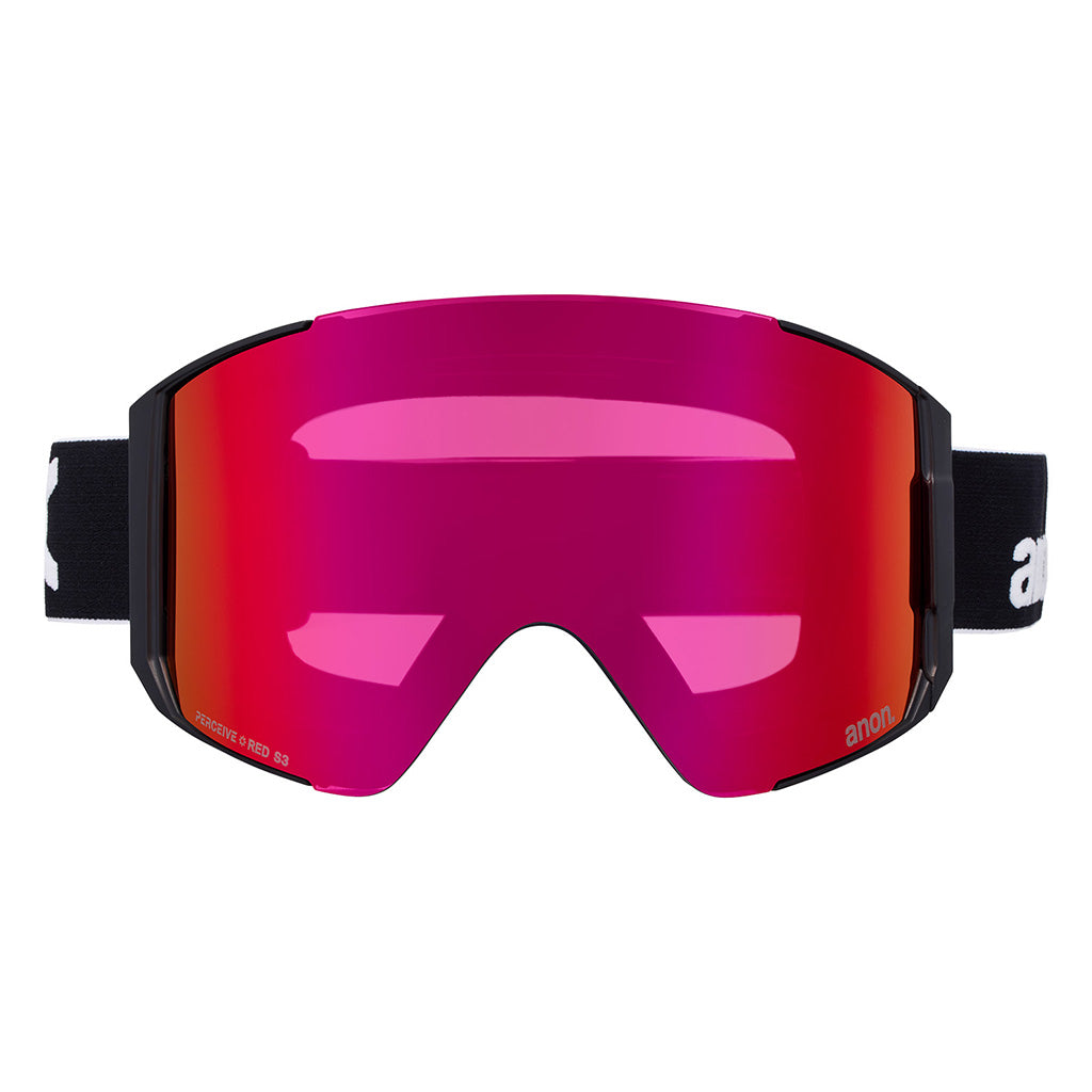 Sync Goggles + Bonus Lens + MFI® Face Mask - Black/Perceive Sunny Red