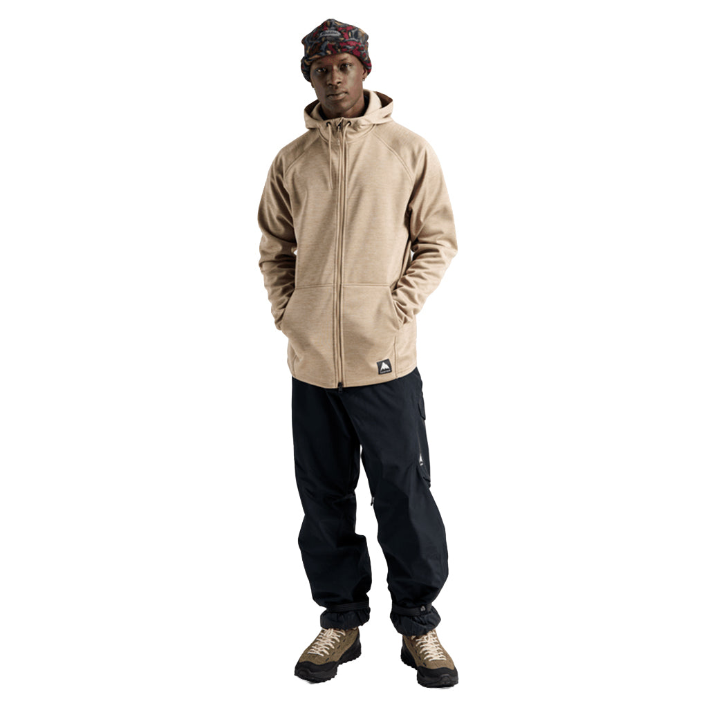 Crown Weatherproof Full-Zip Fleece - Summit Taupe Heather
