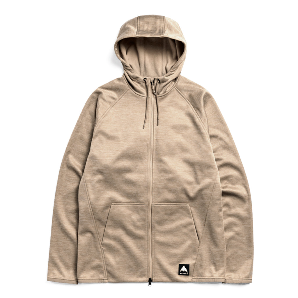 Crown Weatherproof Full-Zip Fleece - Summit Taupe Heather