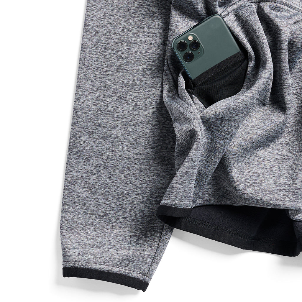 Crown Weatherproof Pullover Fleece - True Black Heather