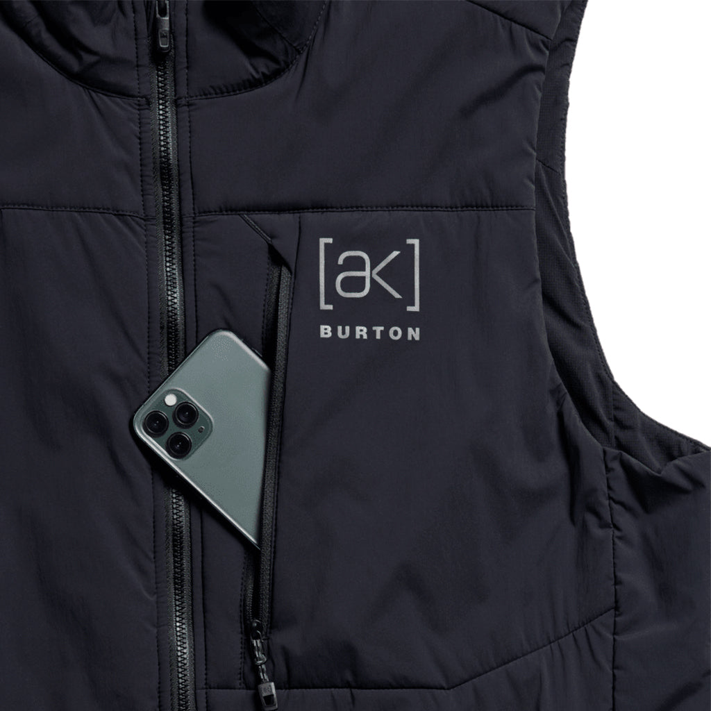 [ak] Helium Stretch Insulated Vest - True Black