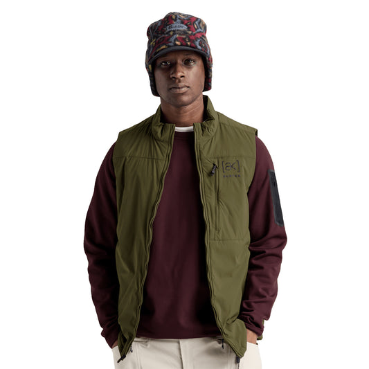 [ak] Helium Stretch Insulated Vest - Dried Moss