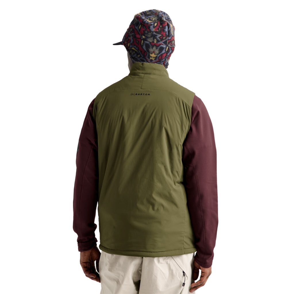 [ak] Helium Stretch Insulated Vest - Dried Moss