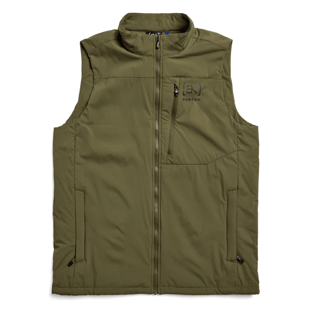 [ak] Helium Stretch Insulated Vest - Dried Moss