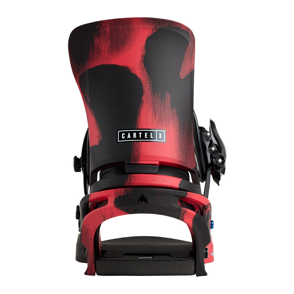 Cartel X Re:Flex Snowboard Bindings - Black / Red