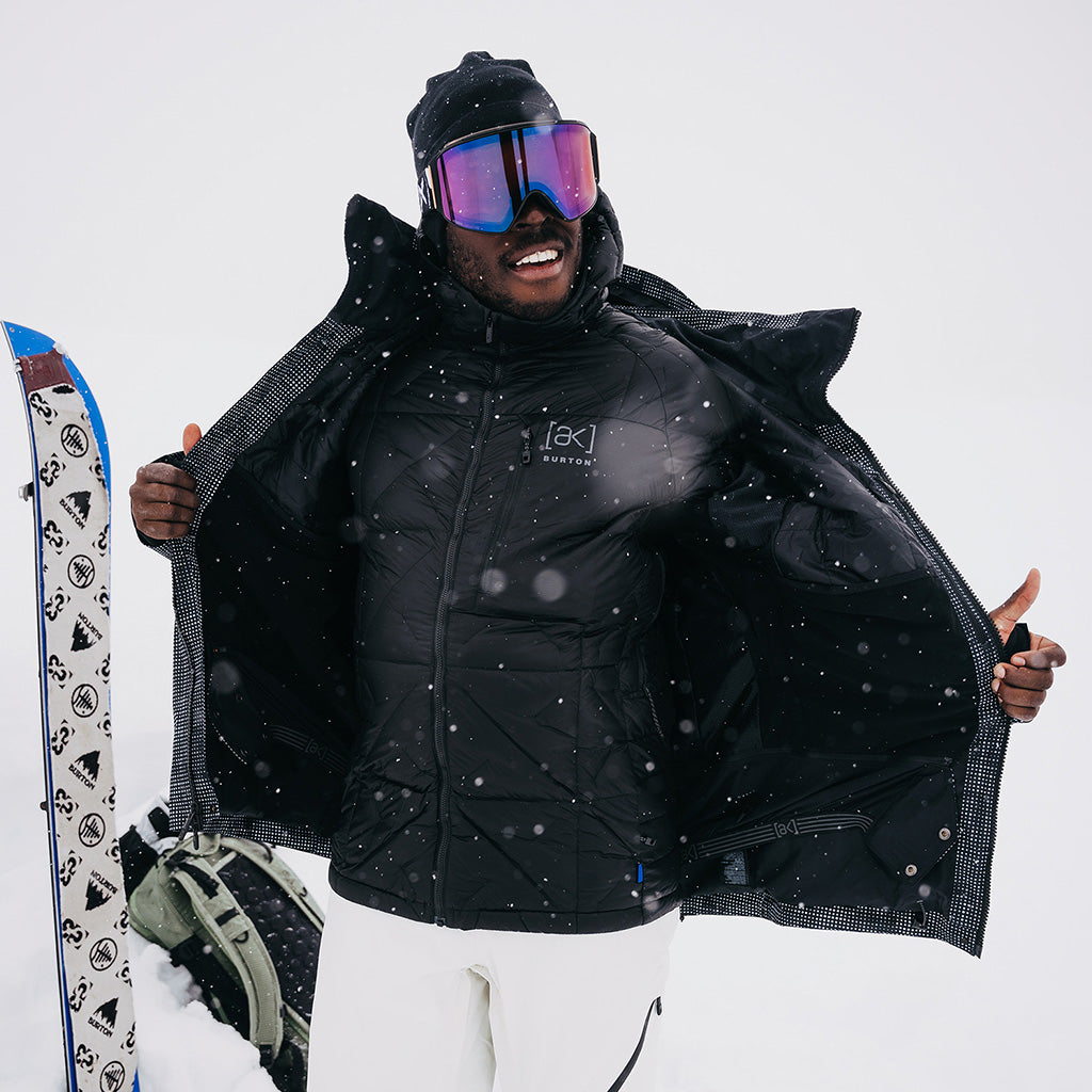 [ak] Baker Down Hooded Jacket True Black