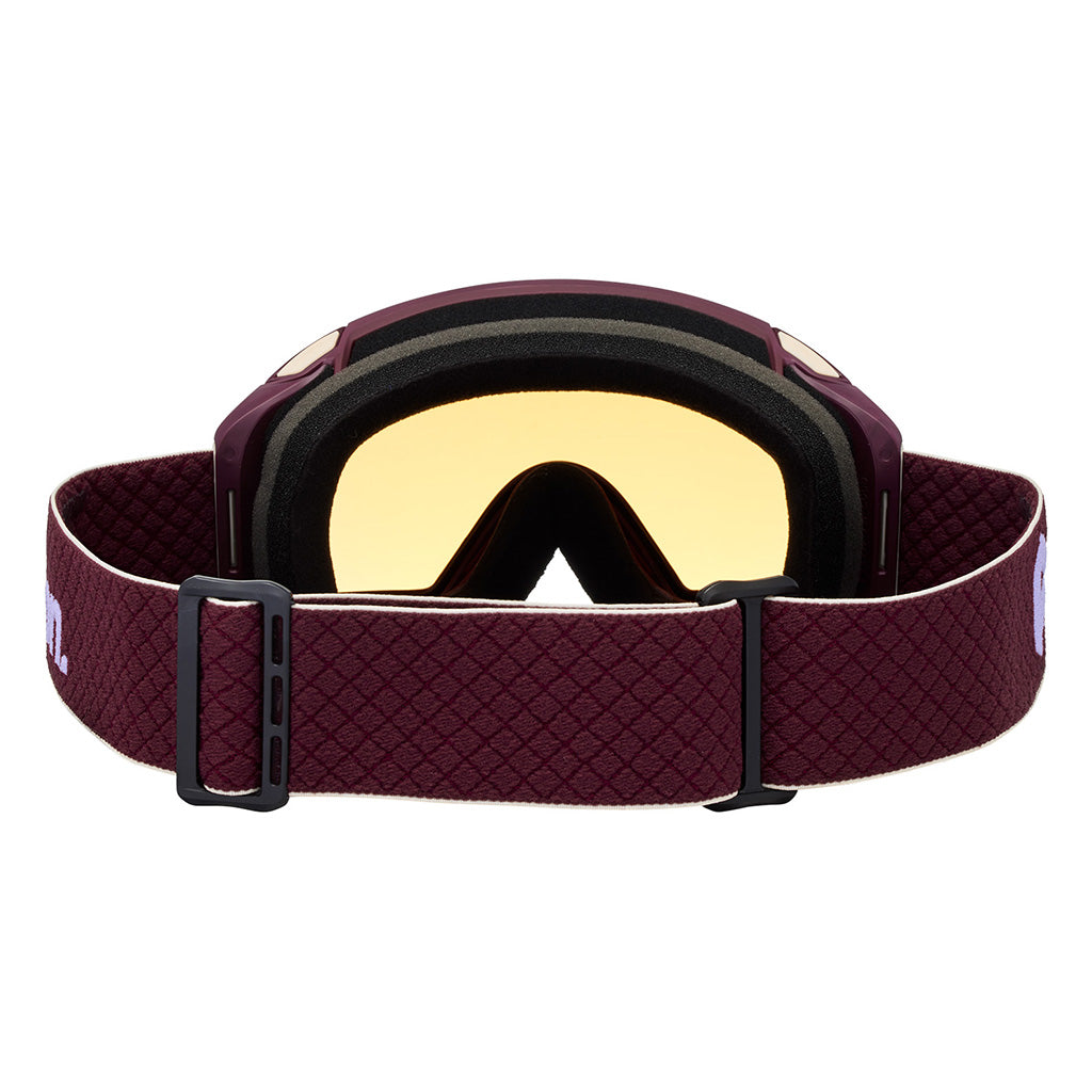 M4S Goggles (Cylindrical) + Bonus Lens + MFI® Face Mask - Deep Cherry/Perceive Cloudy Pink