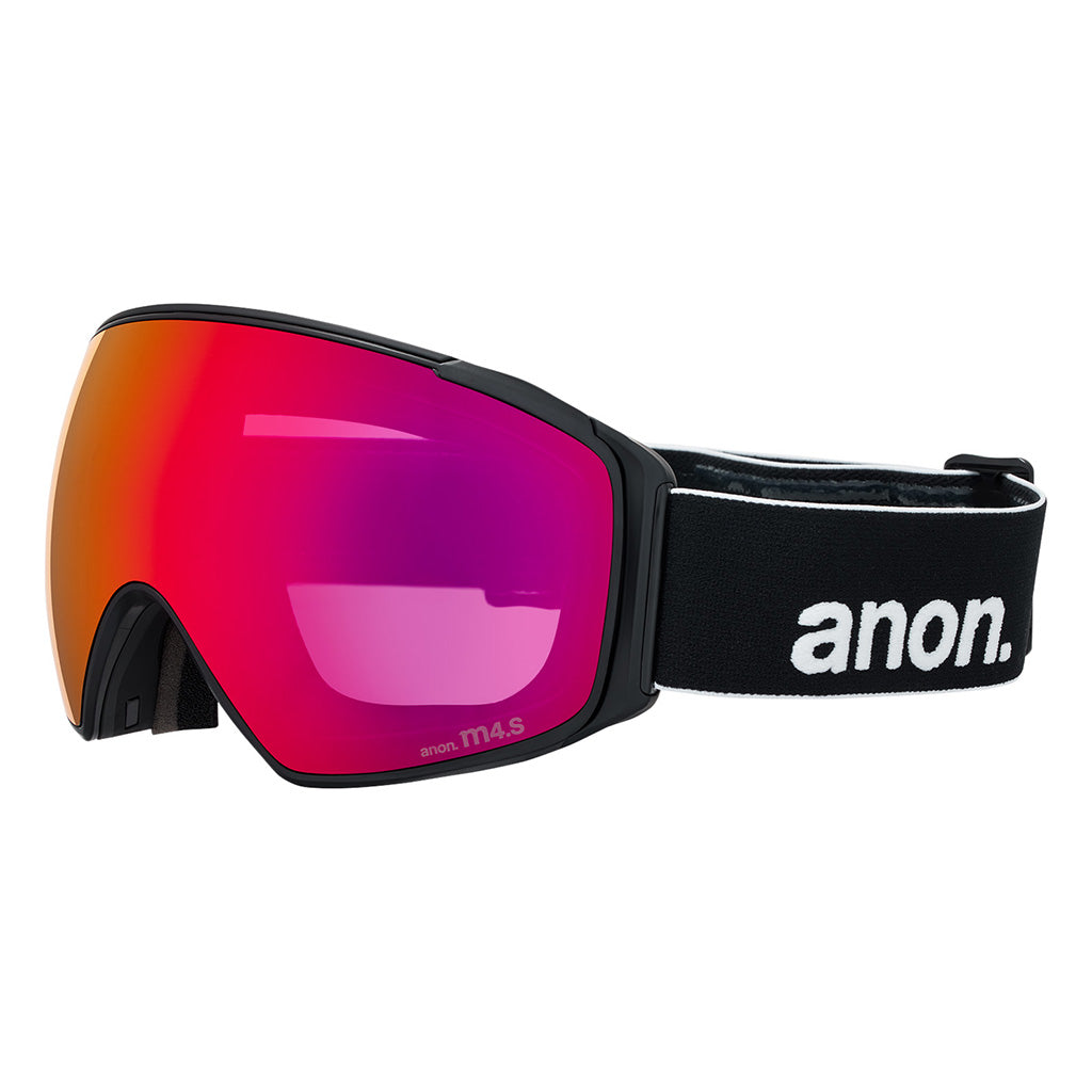 M4S Goggles (Toric) + Bonus Lens + MFI® Face Mask - Black/Perceive Sunny Red