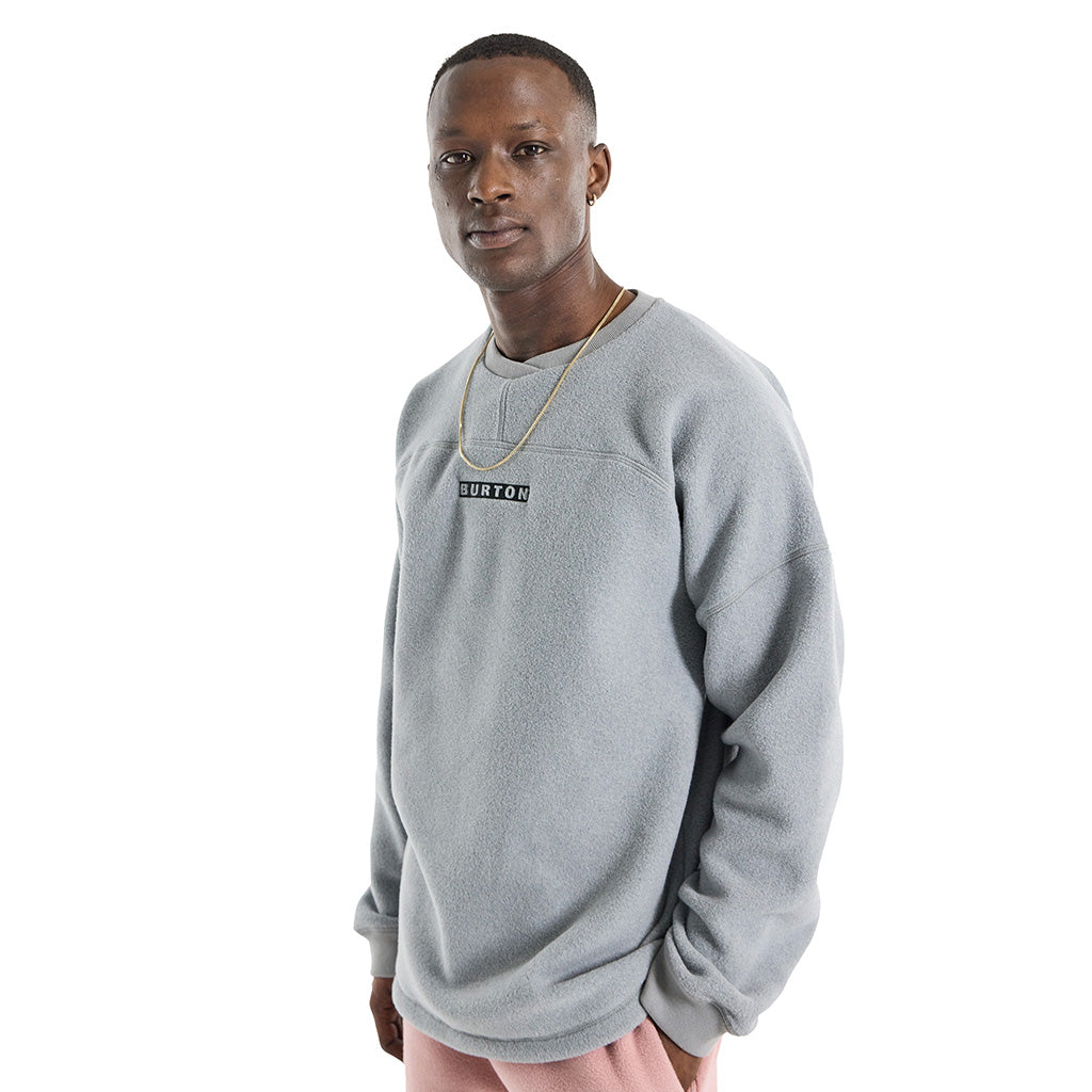 Cinder Crewneck Fleece - Gray Heather