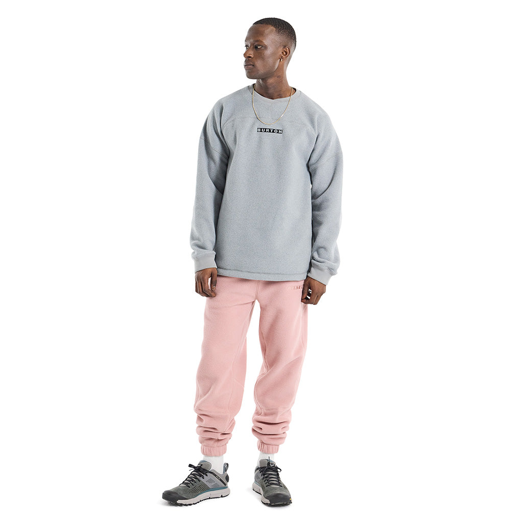 Cinder Crewneck Fleece - Gray Heather