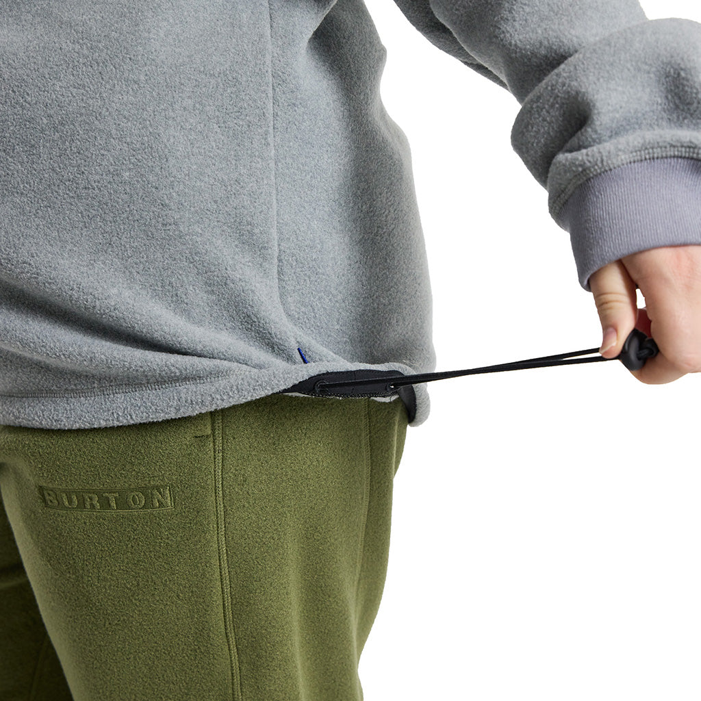 Cinder Crewneck Fleece - Gray Heather