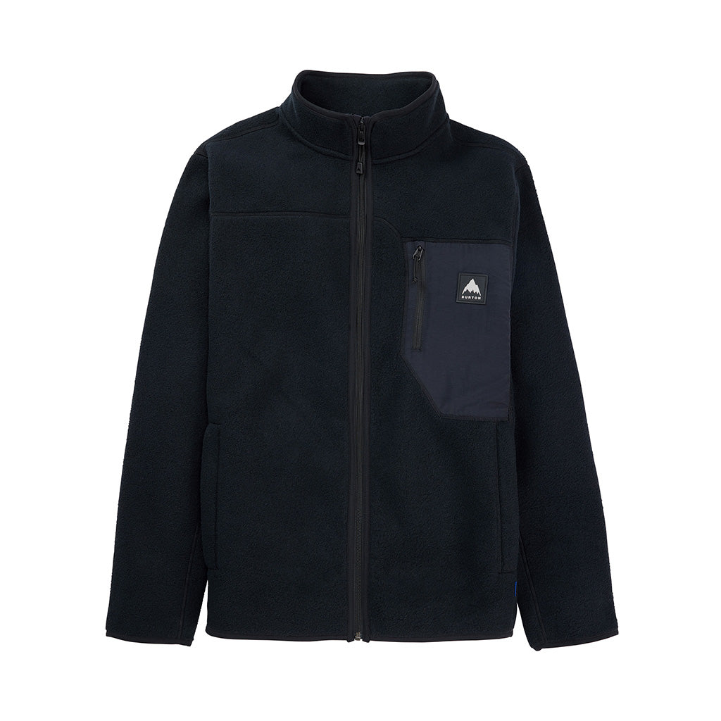 Cinder Full-Zip Fleece - True Black