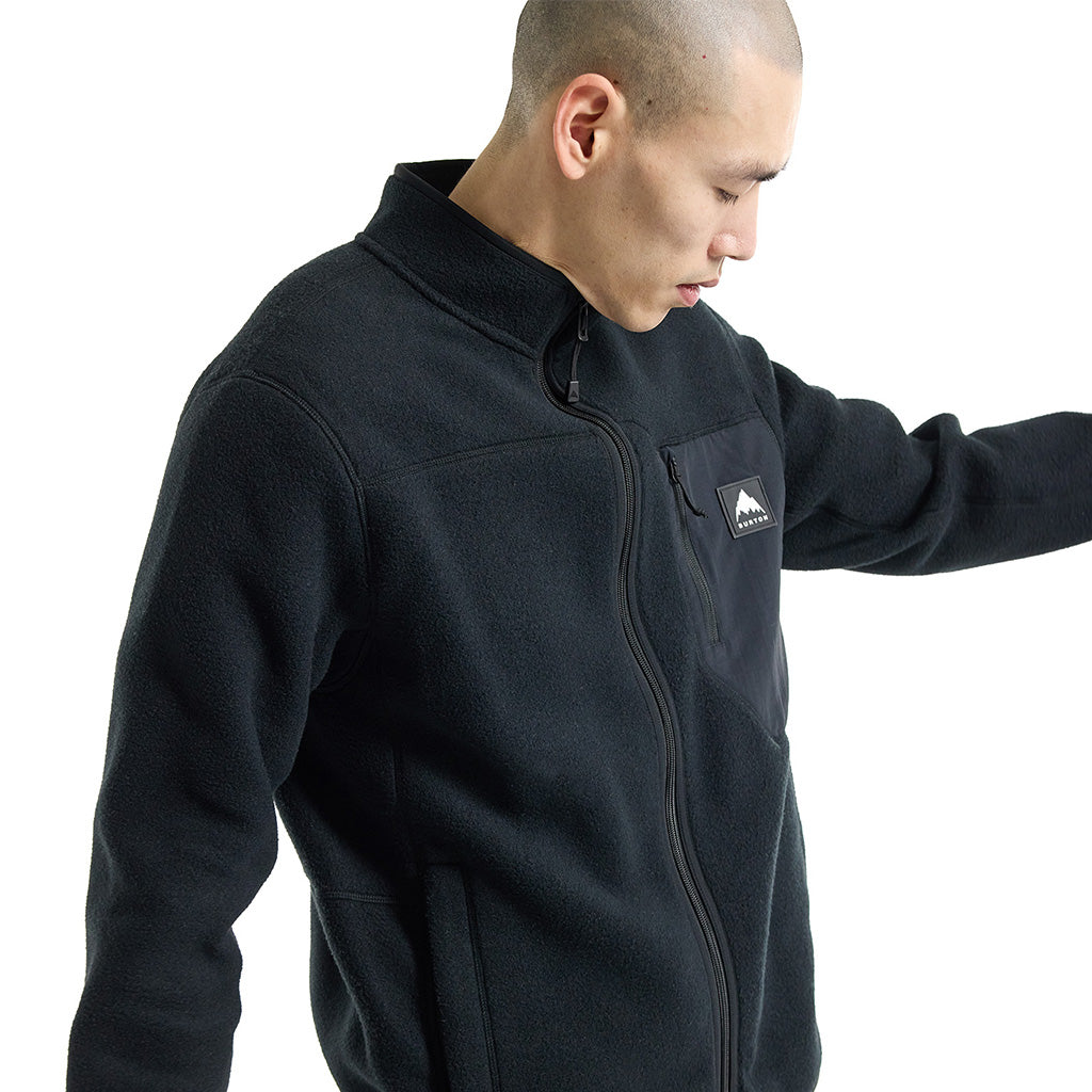 Cinder Full-Zip Fleece - True Black