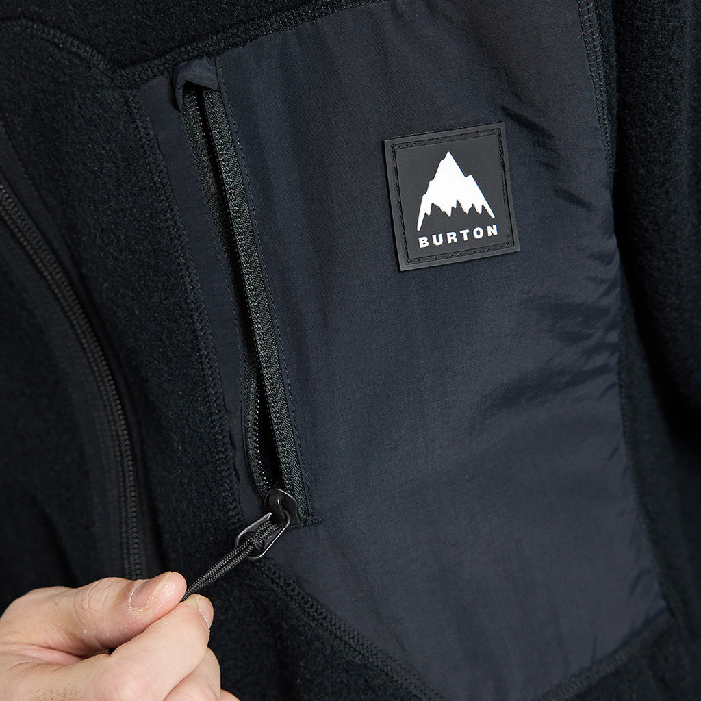 Cinder Full-Zip Fleece - True Black