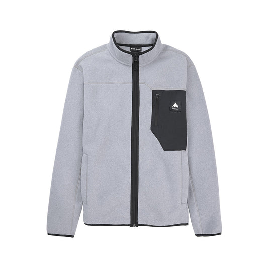 Cinder Full-Zip Fleece - Gray Heather