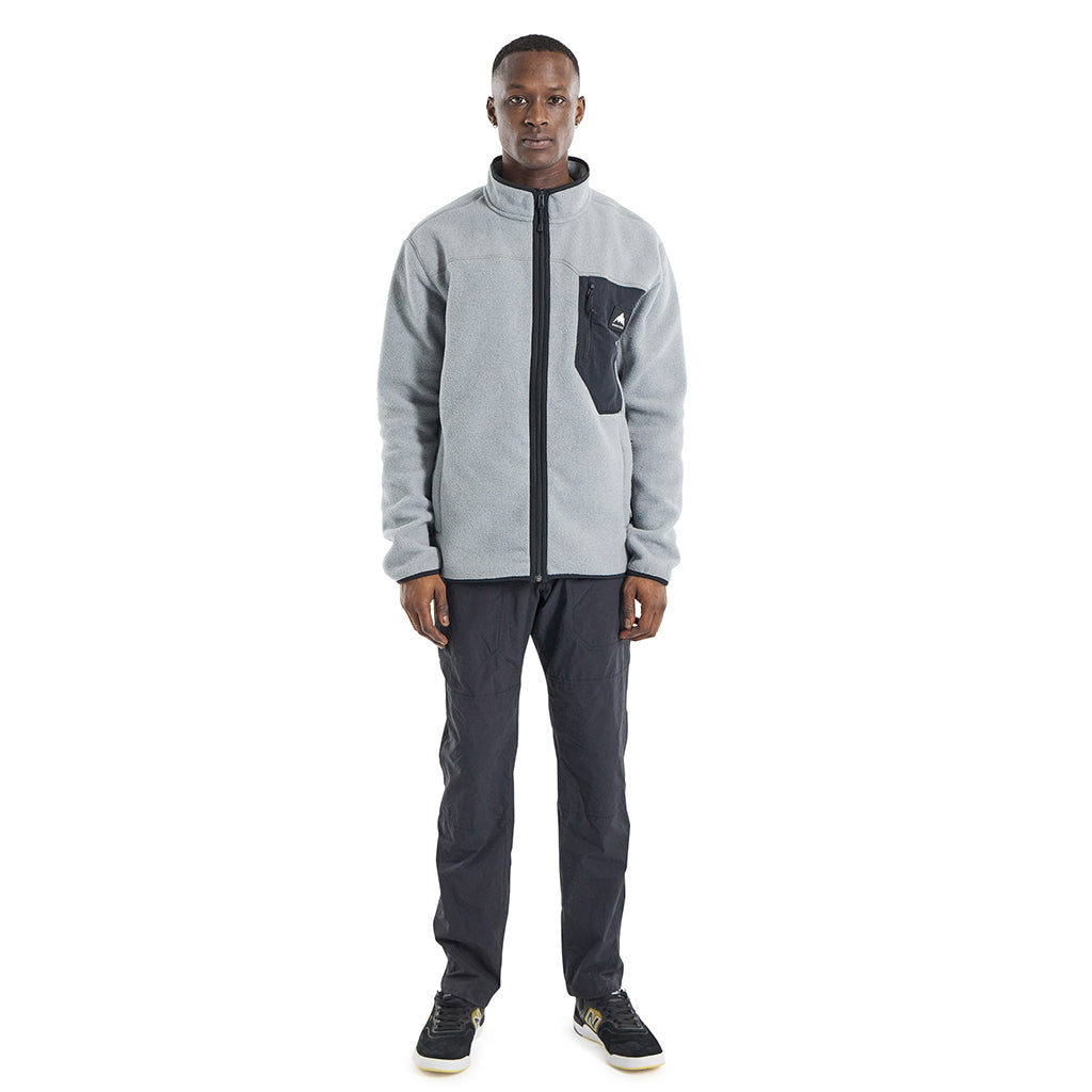 Cinder Full-Zip Fleece - Gray Heather