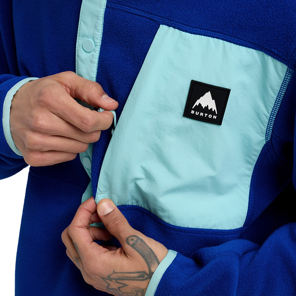 Cinder Fleece Pullover - Jake Blue