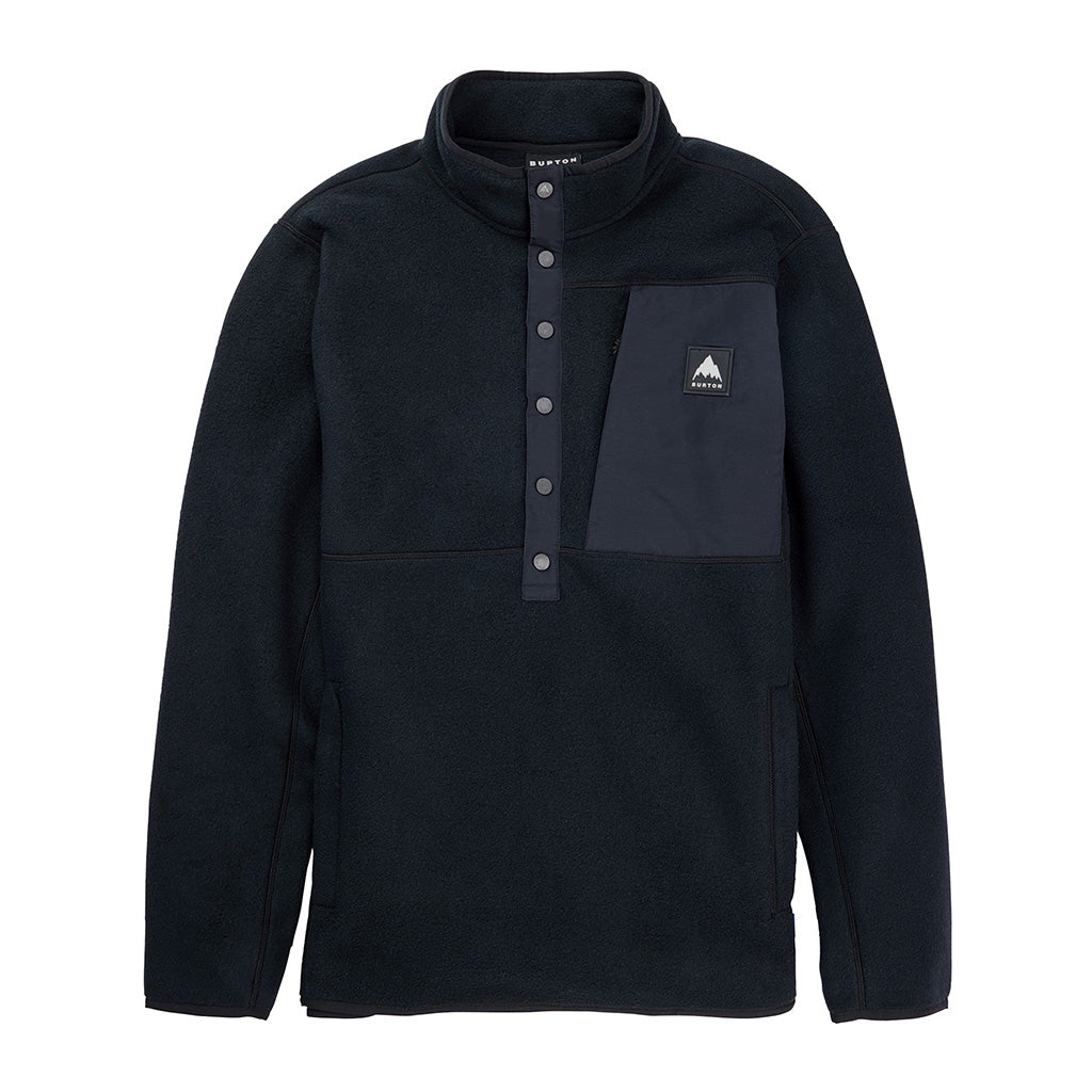 Cinder Fleece Pullover - True Black