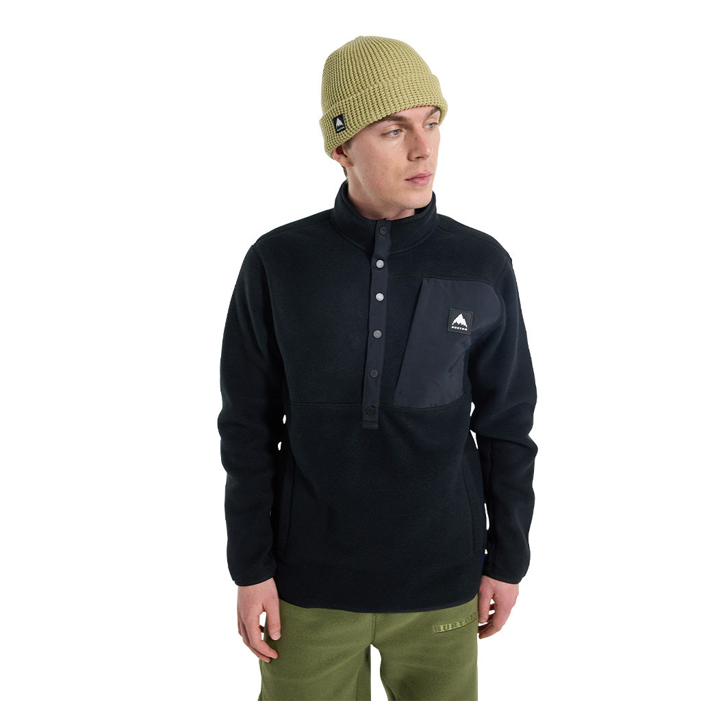 Cinder Fleece Pullover - True Black