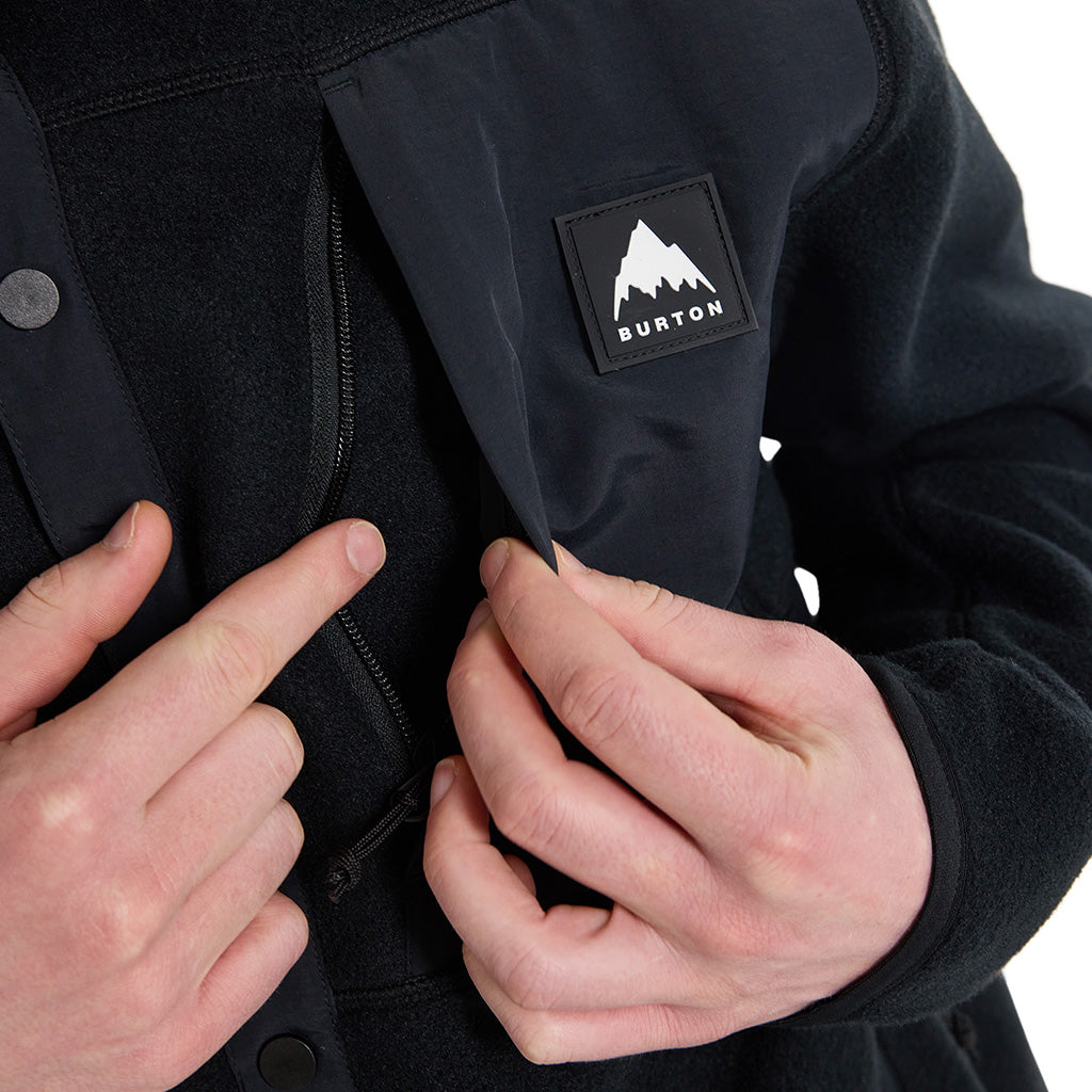 Cinder Fleece Pullover - True Black