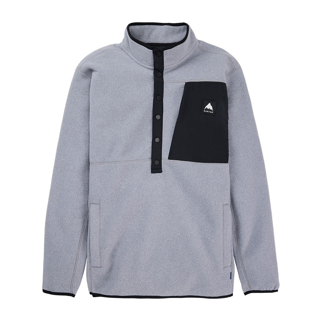 Cinder Fleece Pullover Gray Heather