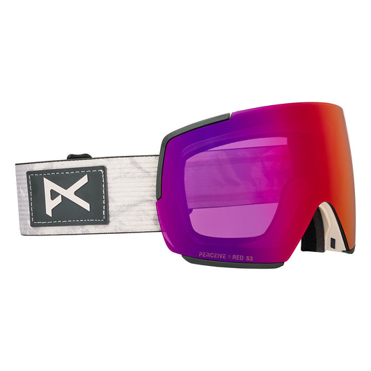 M5 Goggles + Bonus Lens + MFI® Face Mask - Sediment/Perceive Sunny Red