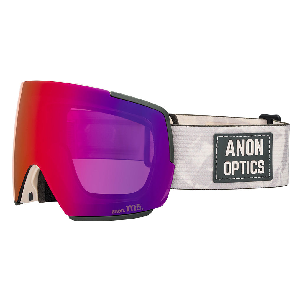 M5 Goggles + Bonus Lens + MFI® Face Mask - Sediment/Perceive Sunny Red