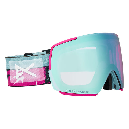 M5 Goggles + Bonus Lens + MFI® Face Mask - Pink Tides/Perceive Variable Blue