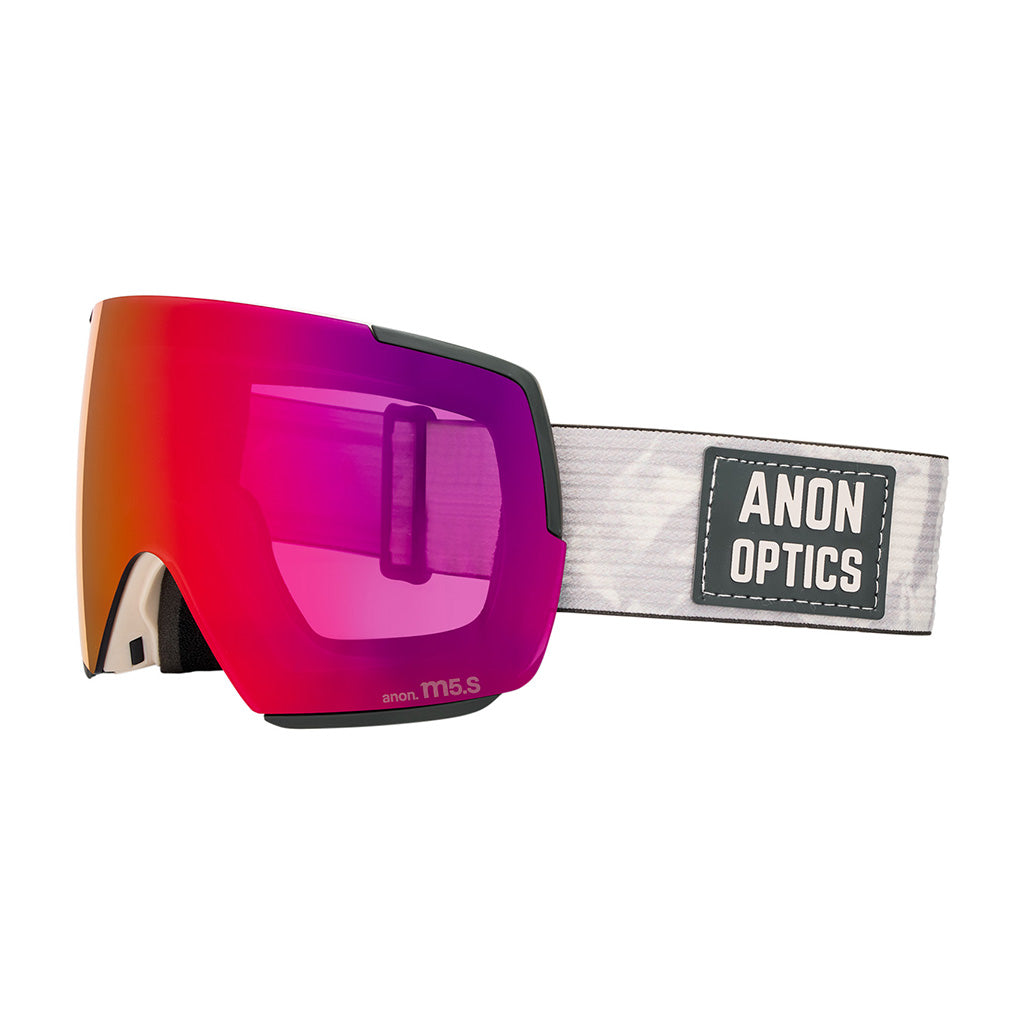 M5S Goggle + Bonus Lens + MFI Face Mask Frame: Sed