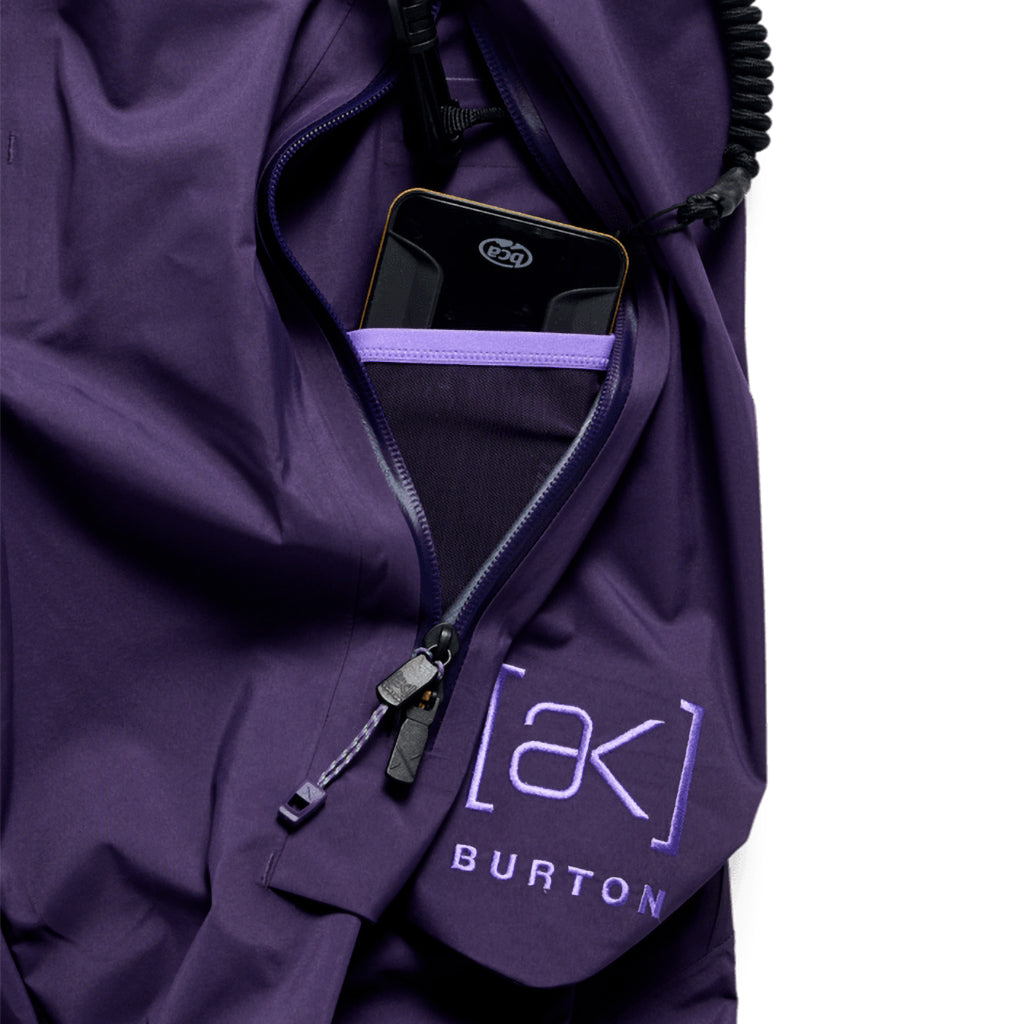 [ak] Acamar GORE-TEX PRO 3L Bib Pants - Nightshade Purple