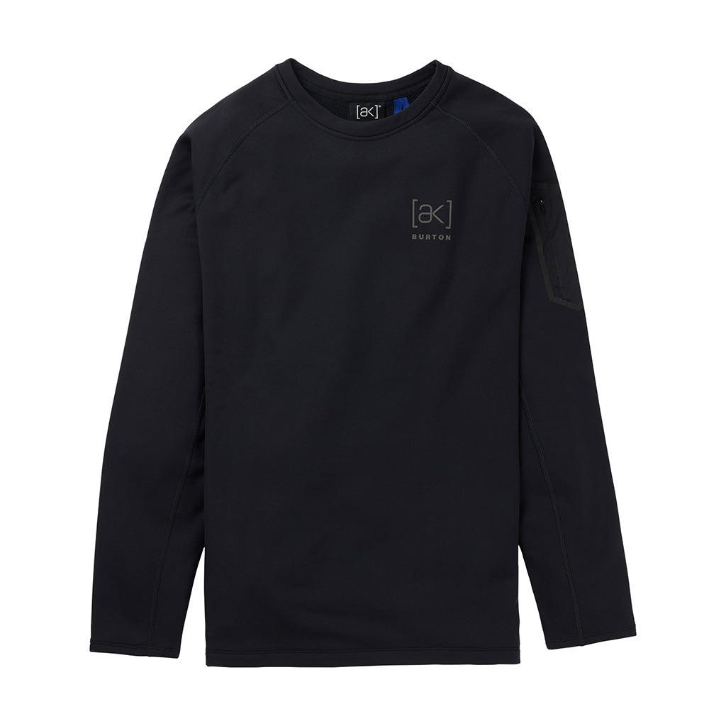 [ak] Baker Stretch Fleece Crew - True Black