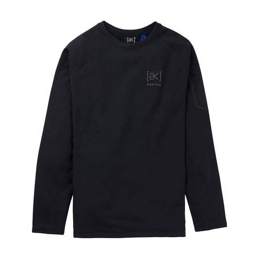 [ak] Baker Stretch Fleece Crew - True Black
