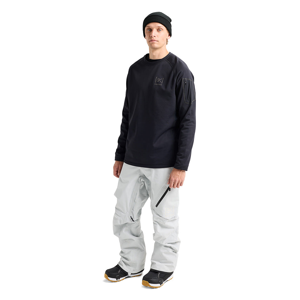 [ak] Baker Stretch Fleece Crew - True Black