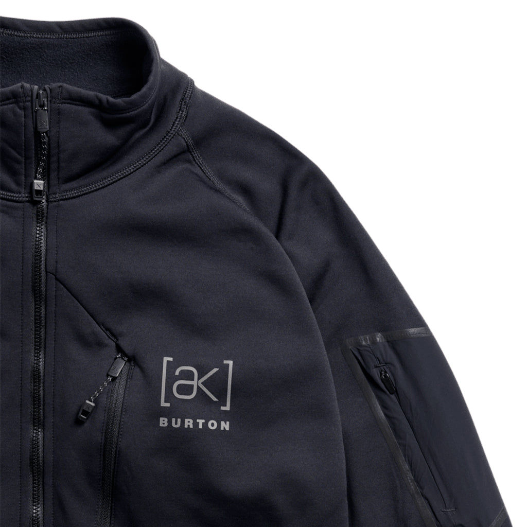 [ak] Baker Stretch Fleece Full-Zip - True Black
