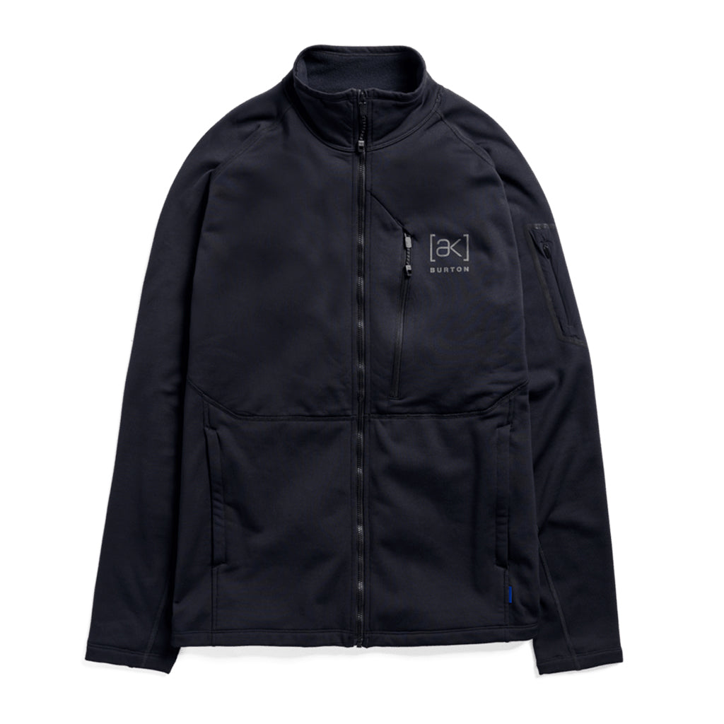 [ak] Baker Stretch Fleece Full-Zip - True Black