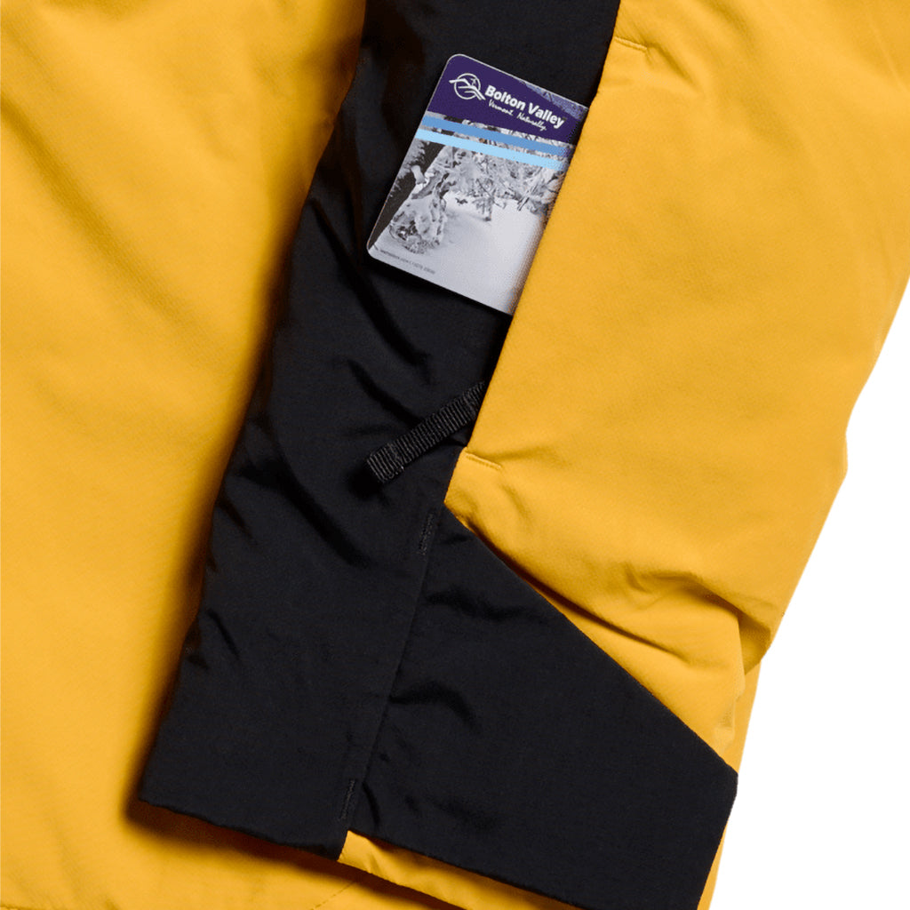 Kids' Burton Hillslope 2L Jacket - Goldenrod/True Black