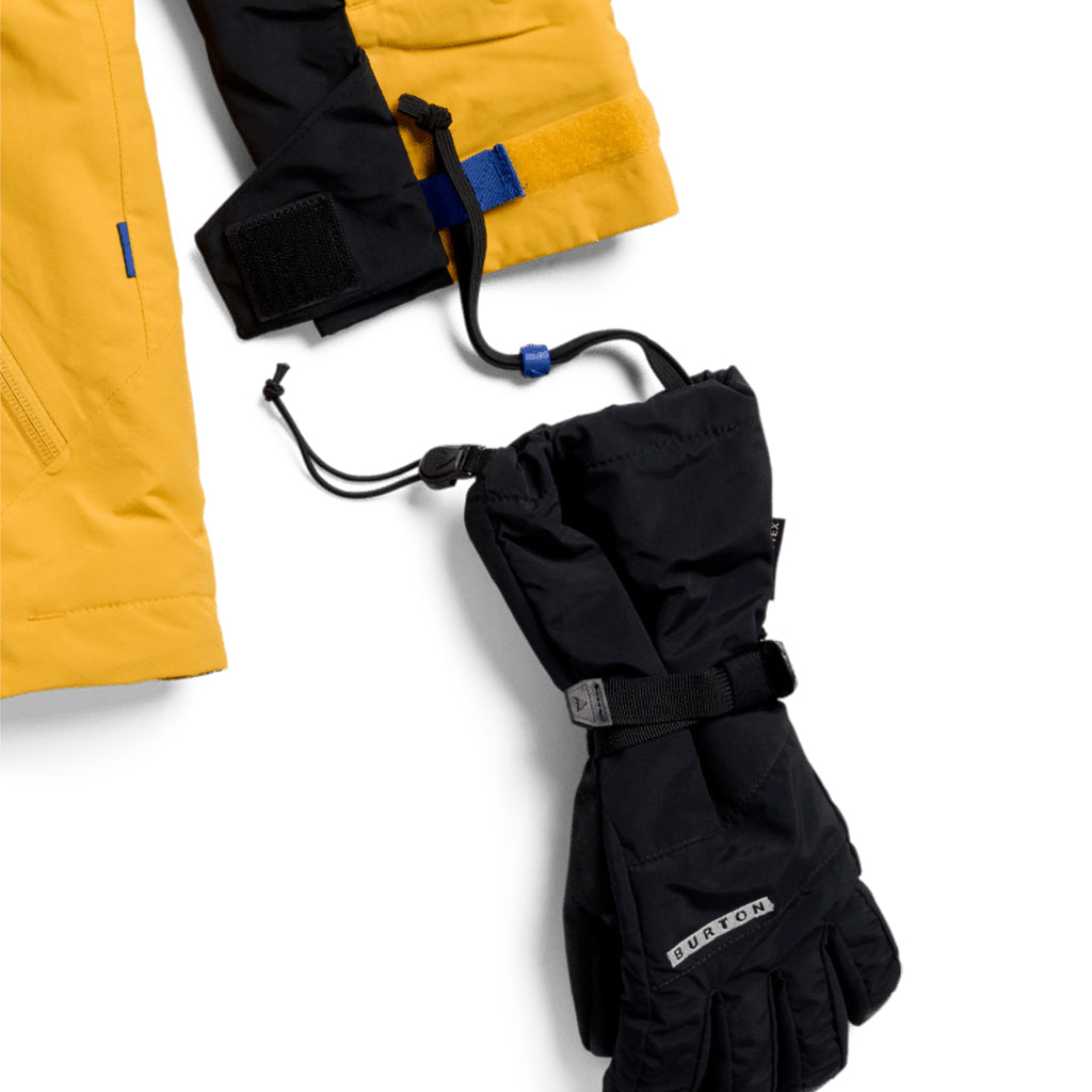 Kids' Burton Hillslope 2L Jacket - Goldenrod/True Black
