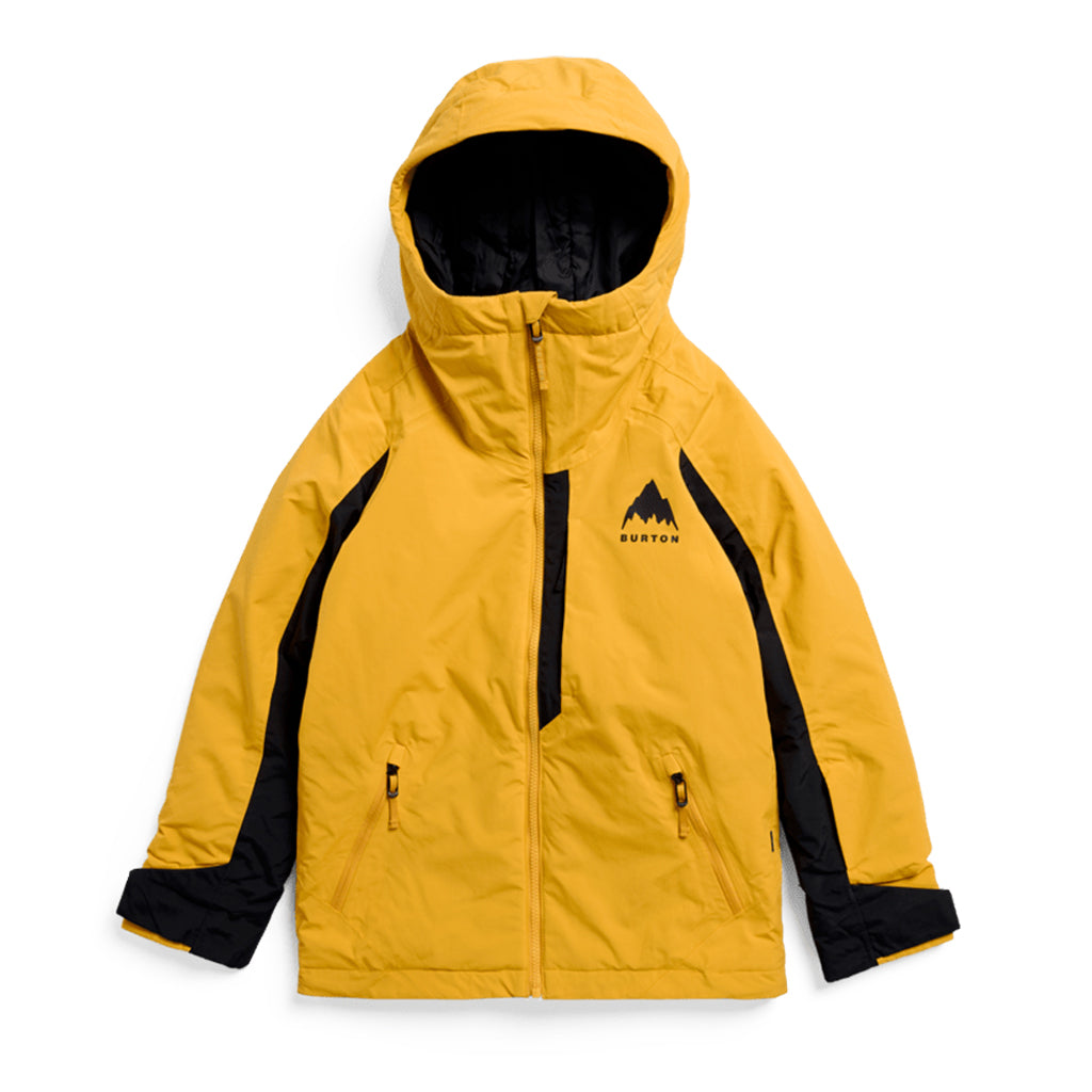 Kids' Burton Hillslope 2L Jacket - Goldenrod/True Black