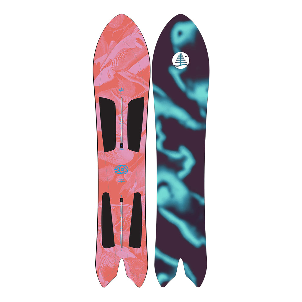 3D Family Tree Channel Surfer Flat Top Snowboard