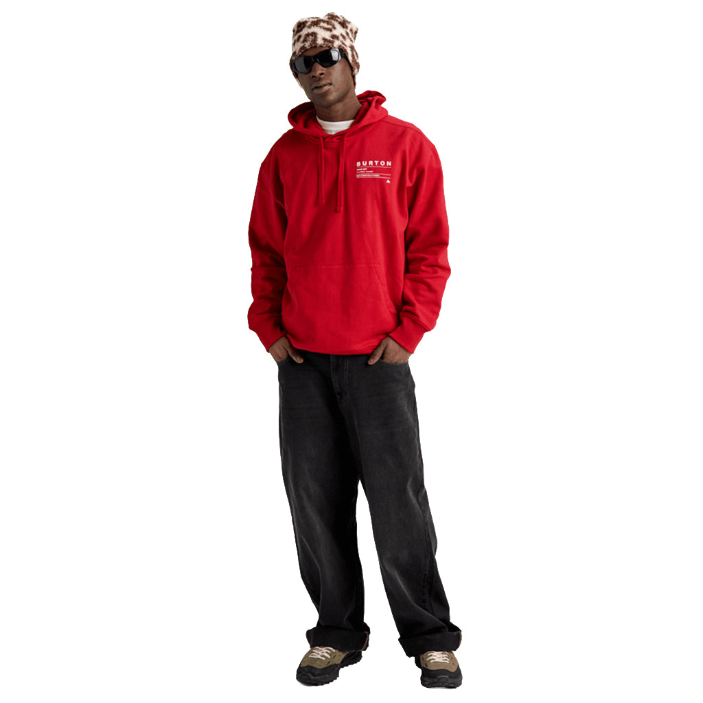 Moretown Pullover Hoodie - Geranium Red