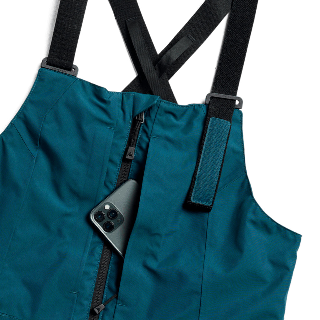 Wms Reserve GORE-TEX 2L Bib Pants - Atlantic Teal