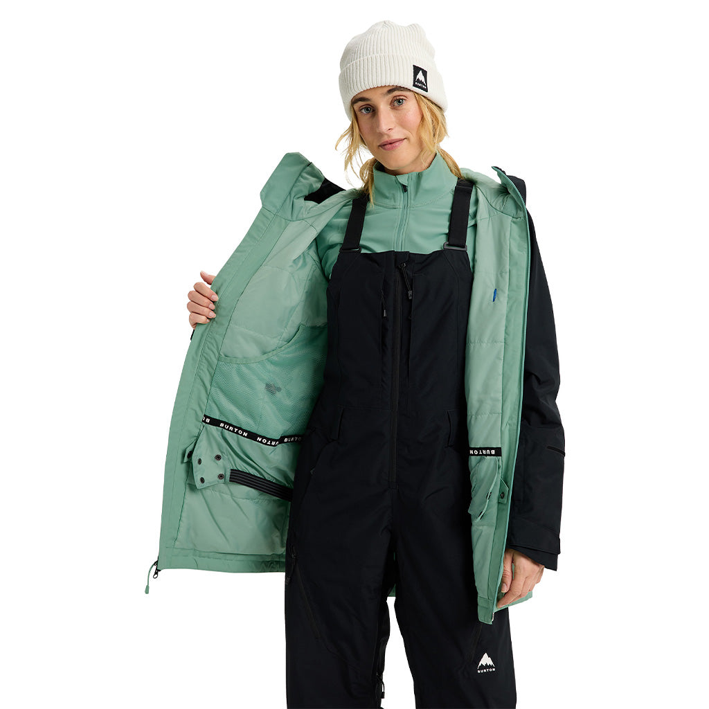 Wms Reserve 2L Insulated Jacket - True Black/Soft Sage