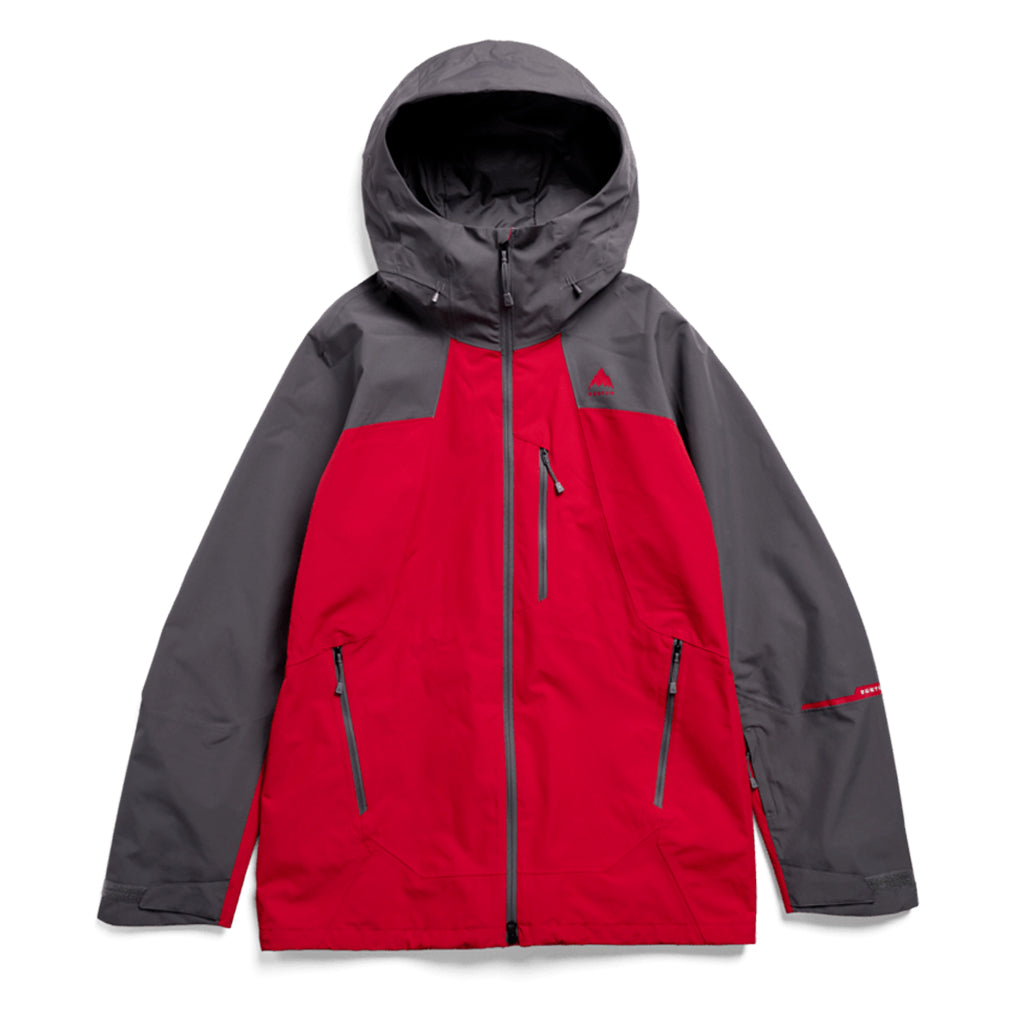 Reserve 2L Jacket - Gotham Gray/Geranium Red