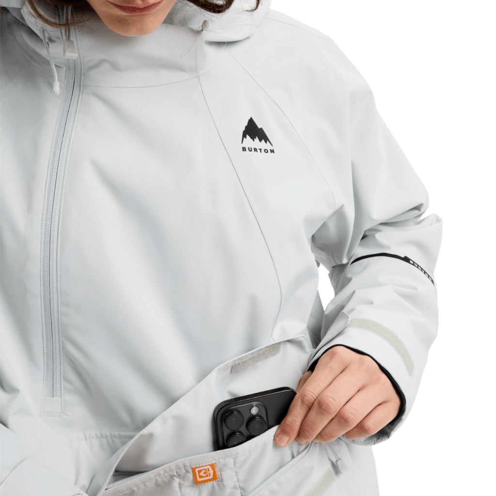 Wms Reserve 2L Relaxed Anorak - Gray Cloud