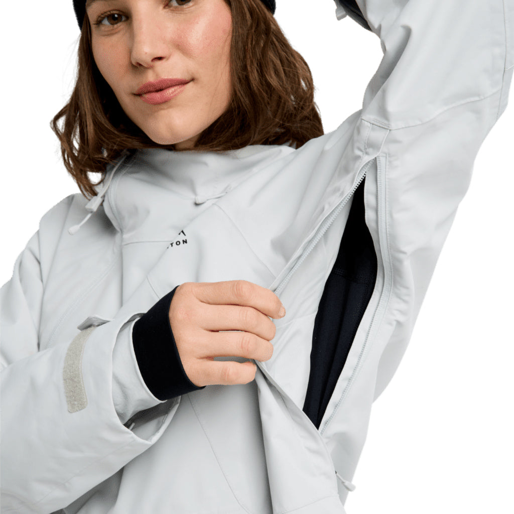 Wms Reserve 2L Relaxed Anorak - Gray Cloud