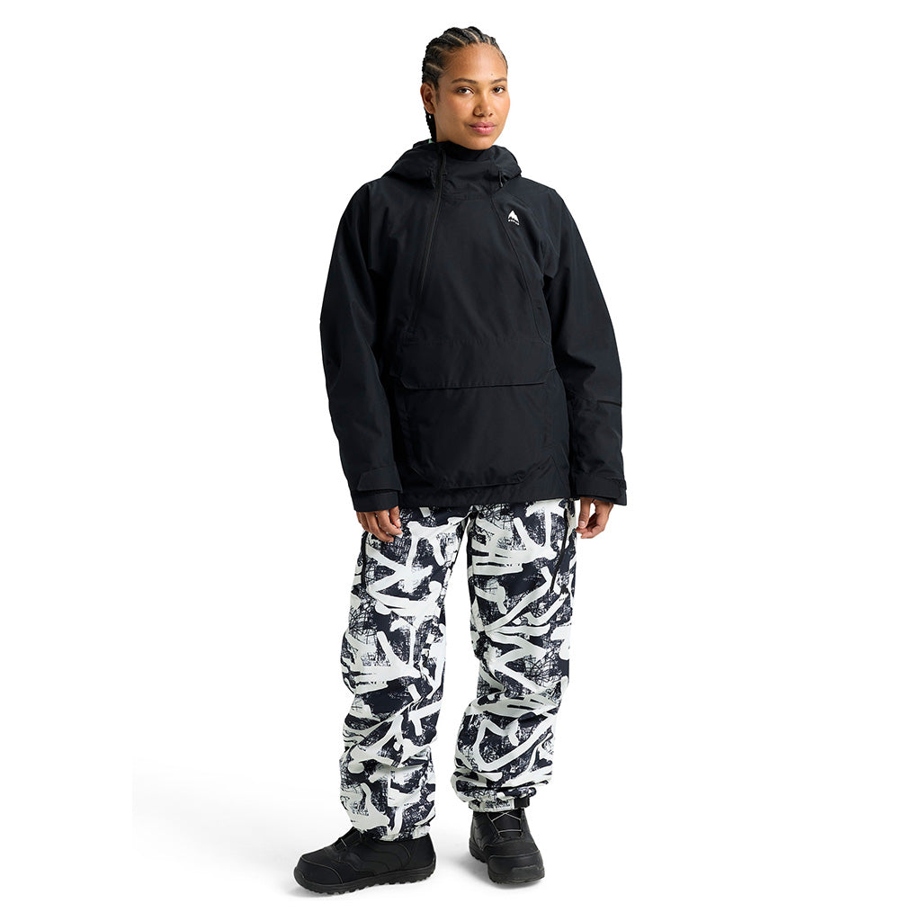Wms Reserve 2L Relaxed Anorak - True Black