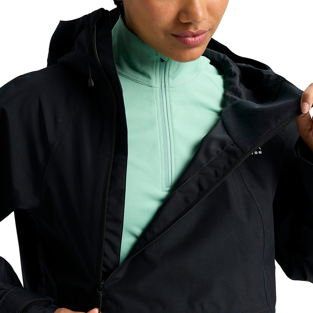 Wms Reserve 2L Relaxed Anorak - True Black