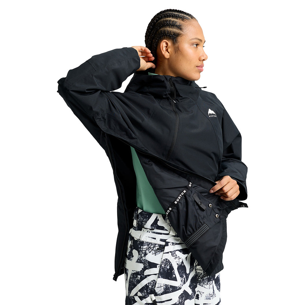 Wms Reserve 2L Relaxed Anorak - True Black